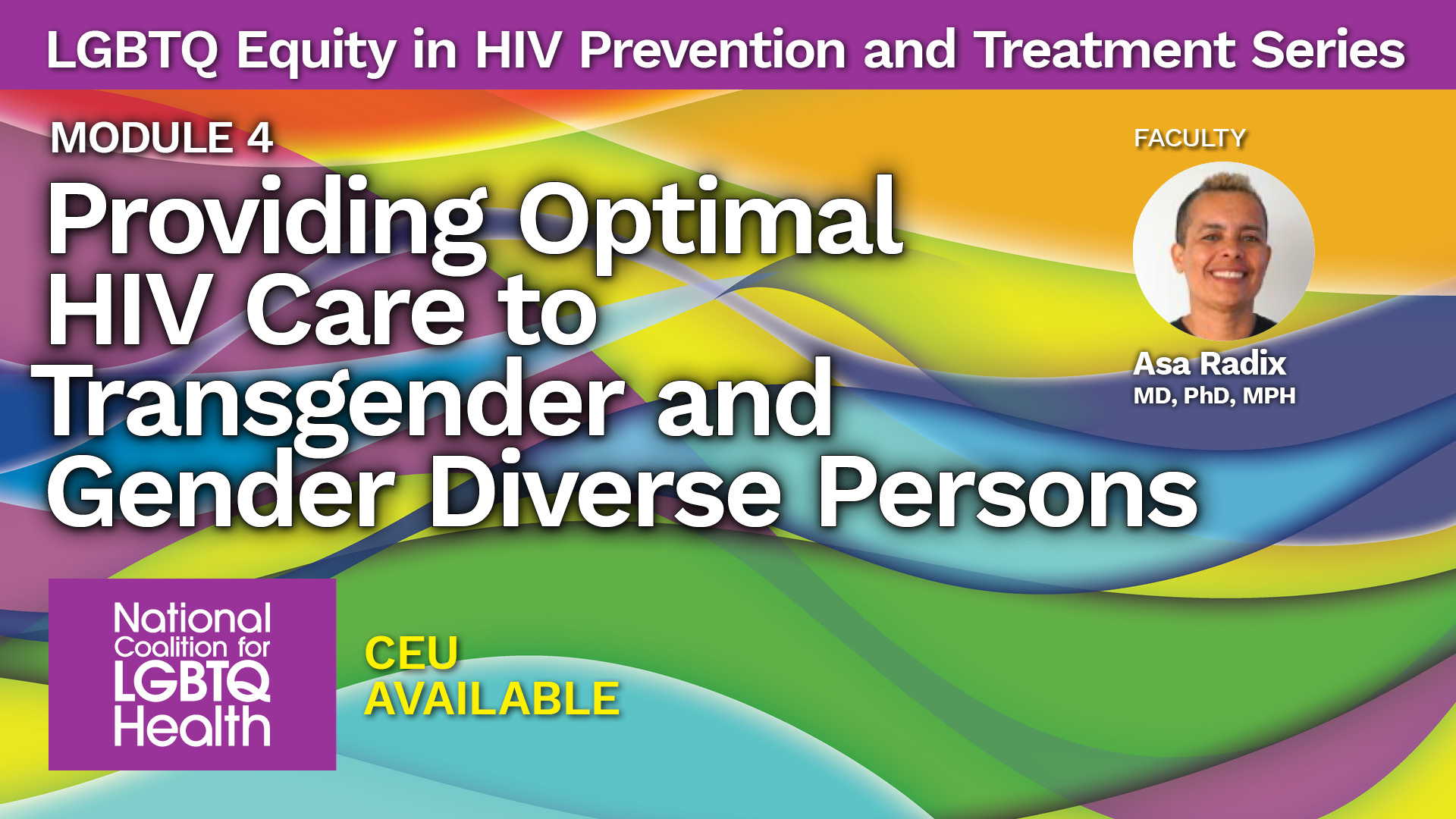 Providing Optimal HIV Care to Transgender and Gender Diverse Persons